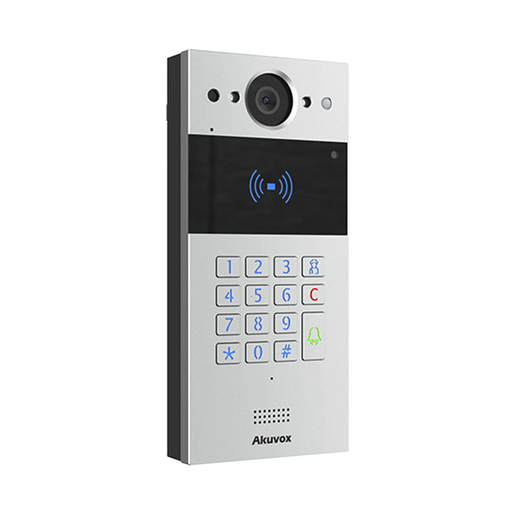 Videoportero SIP Akuvox R20KSIP con Teclado y Lector de Tarjetas RFID