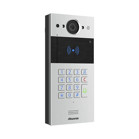 Videoportero SIP Akuvox R20KSIP con Teclado y Lector de Tarjetas RFID