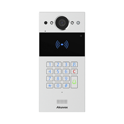 Videoportero SIP Akuvox R20KSIP con Teclado y Lector de Tarjetas RFID