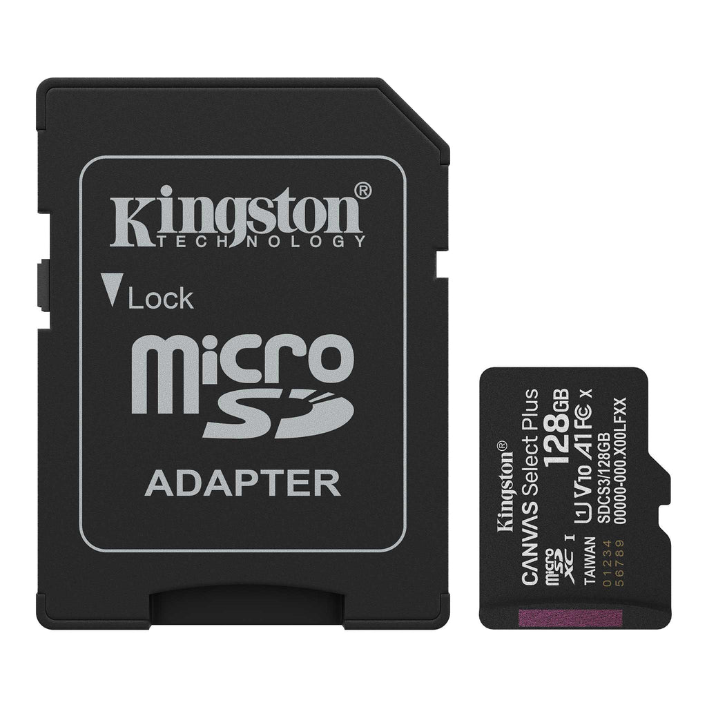 Memoria MicroSD 128GB Kingston SDCS3/128GB Clase 10 UHS-I con Adaptador