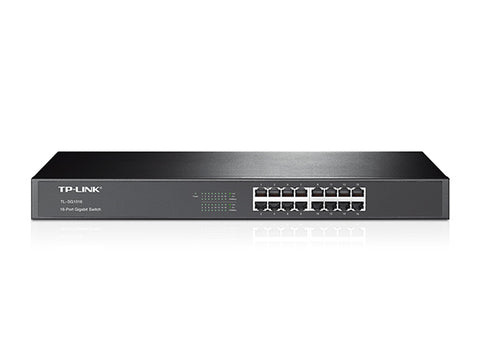Switch Gigabit TP-Link TL-SG1016 16 Puertos Rack Metálico