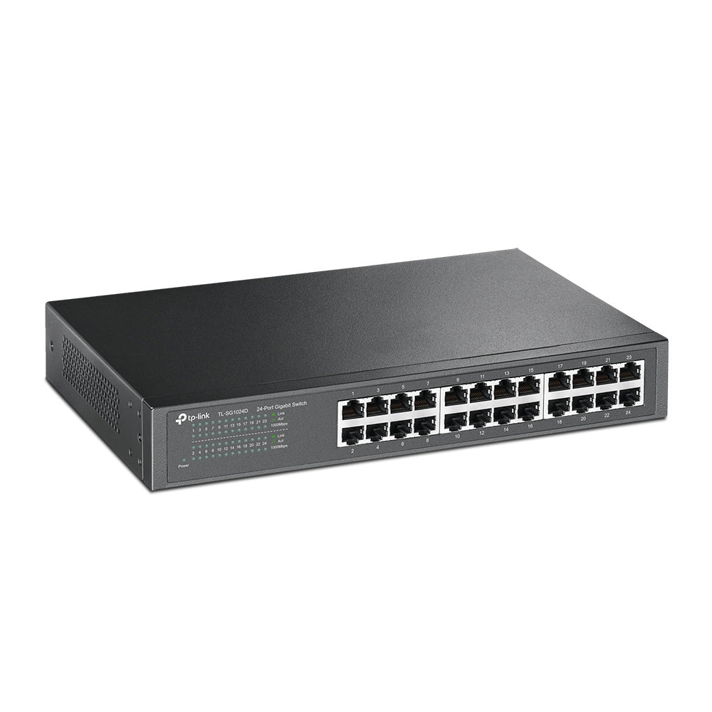 Switch TP-Link TL-SG1024D 24 Puertos Gigabit Rack o Escritorio