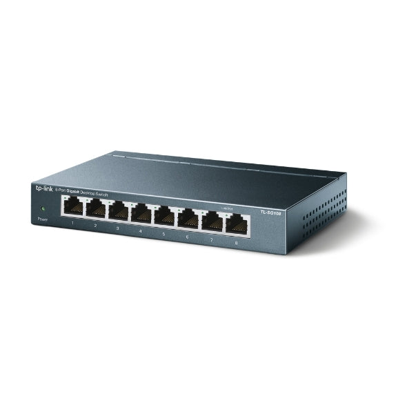 Switch Gigabit 8 Puertos TP-Link TL-SG108 10/100/1000