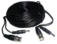 Cable Siamés CCTV Saxxon 30m con Video y Energía BNC Macho