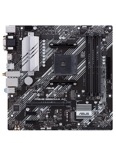 Tarjeta Madre Micro ATX AM4 ASUS PRIME B550M-A/AC DDR4 3200MHz