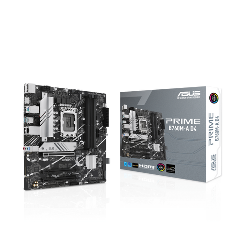 Tarjeta Madre Micro ATX LGA 1700 ASUS PRIME B760M-A D4 DDR4 3200MHz