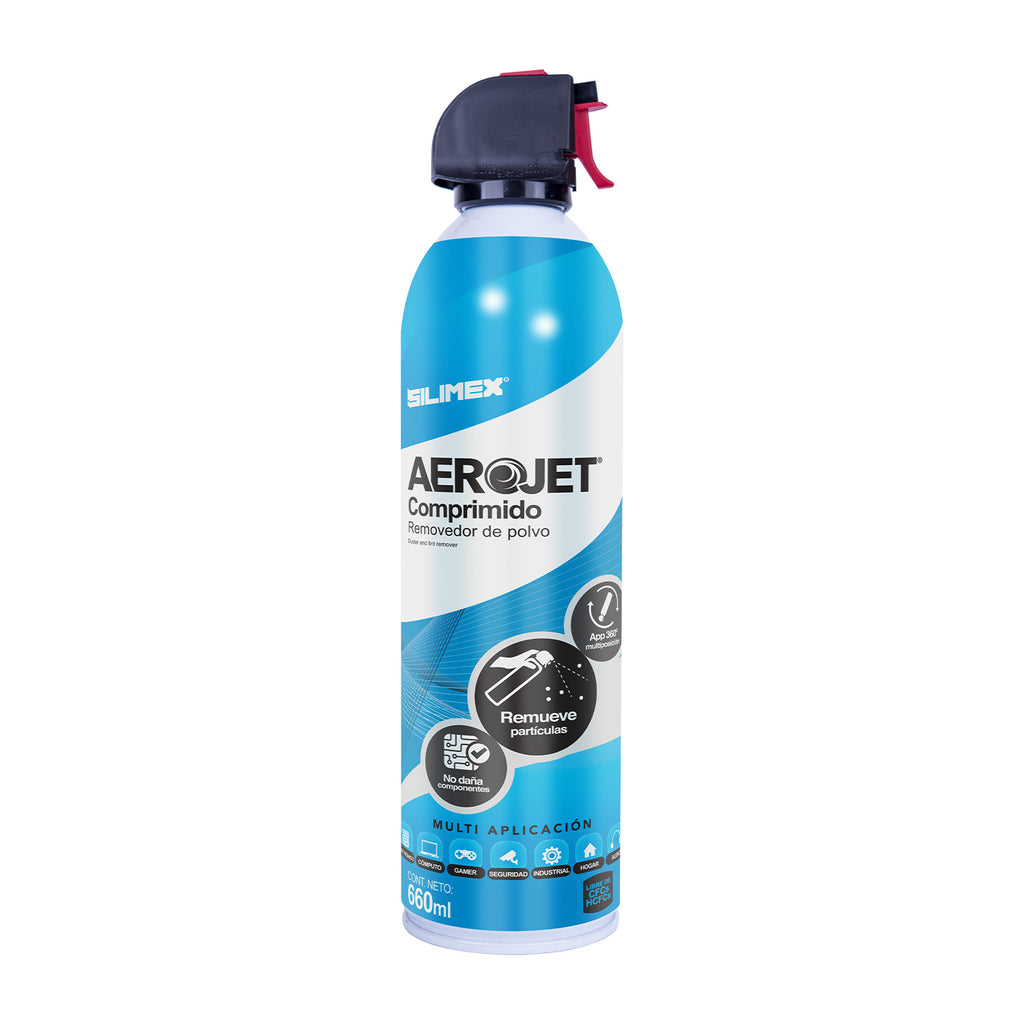 Aire Comprimido 660ml Silimex Aerojet 360 Limpiador Electrónico